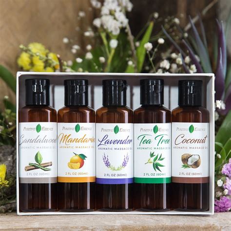 Relaxing Massage Oil Set Positive Essence