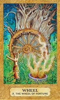 No matter how painful or how happy you're feeling, that moment will pass. Wheel of Fortune card from the Tarot of Dreams Tarot Deck