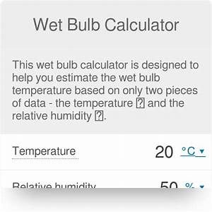 Dry Bulb And Bulb Humidity Ratio Calculator Vrascse