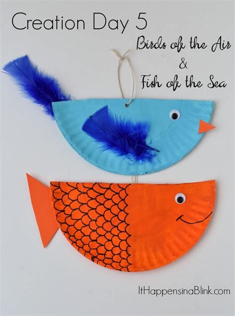 For since the creation of the world god's invisible qualities—his eternal power… for we are god's handiwork bible verse of the day. Creation Day 5 : Birds and Fish | Bible crafts, Toddler ...