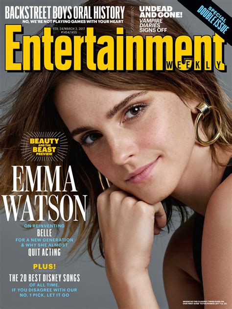 Beauty And The Beast Star Emma Watson Covers Entertainment Weeklys