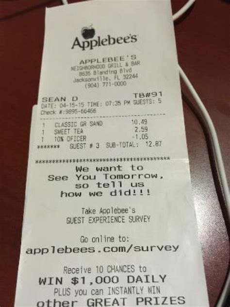 Our users can save with our coupons on average about $10.43. www.applebees.com/survey - How To Participate In The ...