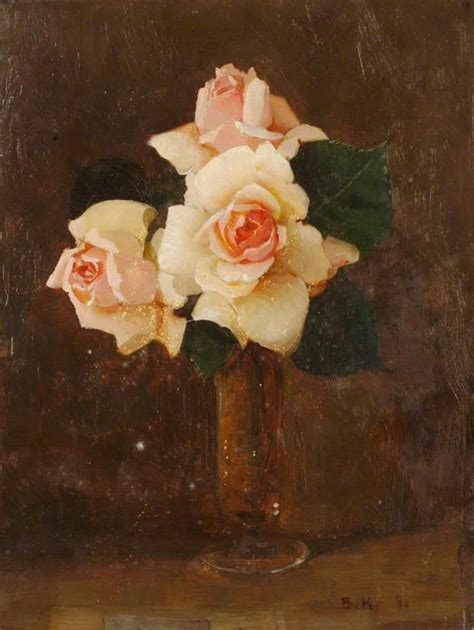 Antique Rose Oil Painting Rose Oil Painting Floral Oil Paintings