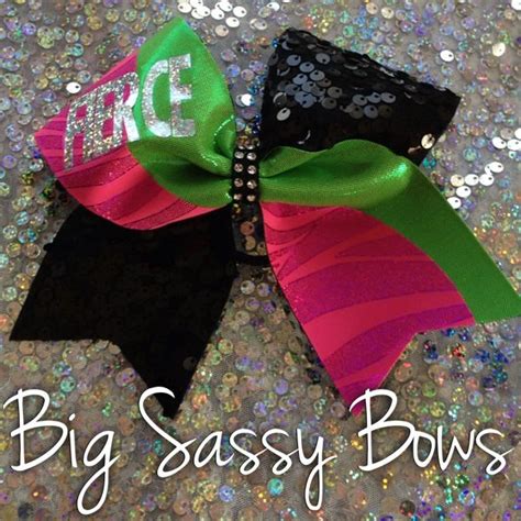 Custom Cheer Bow Follow Us On Instagram Big Sassy Bows And Like Us On