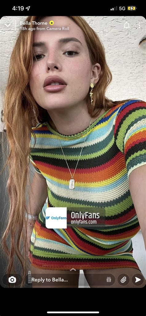 Bella Thorne Updates Fan Account On Twitter Bella Thorne Snapchat