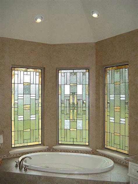 Pin By Lisa Osborn On Dream Home Modern Stained Glass Glass Bathroom