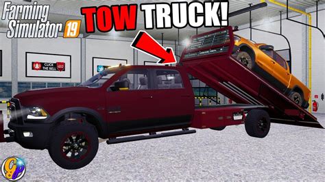 Fs19 New Dodge Ram Rollback Tow Truck Wrecker For Our Cuitan Dokter