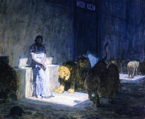 Daniel In The Lions Den Henry Ossawa Tanner Wikiart