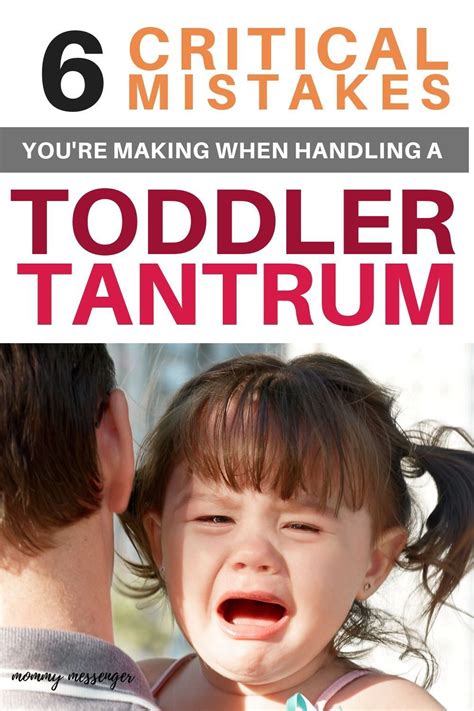 6 Critical Mistakes Youre Making When Handling A Toddler Tantrum