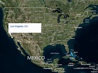 Ciudad Los Angeles California Mapa