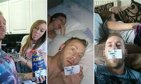 Man Begs Pregnant Girlfriend To Marry Him By Snapping Selfies With