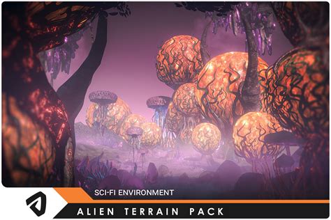 Alien Terrain Pack 3d Landscapes Unity Asset Store