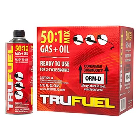 Trufuel 6525638 501 Pre Blended 2 Cycle Fuel 6 Pack