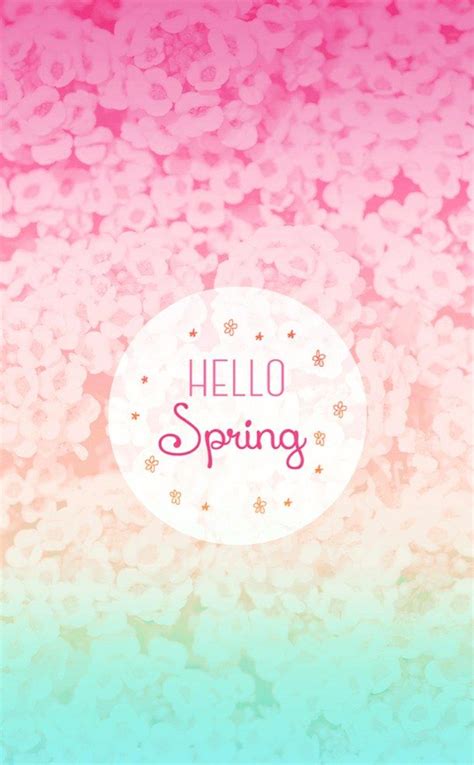 Cute Spring Iphone Wallpaper Images 14266 Free Hd Wallpaper Hello