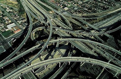 The Biggest Highway Cloverleaf Interchange In The Heart Of Los Angeles