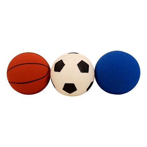 Mini Sports Balls Bundle 3 Pack 5 In Diameter Each 1 Soccer Ball 1