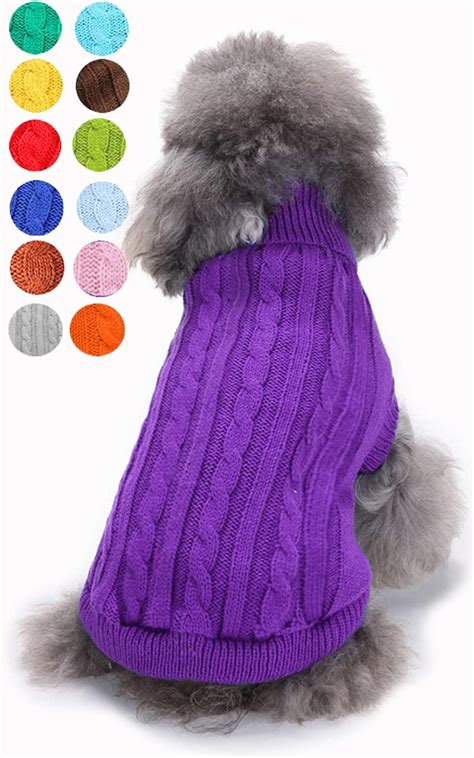Dog Sweater Warm Pet Sweater Dog Sweaters For Small Dogs