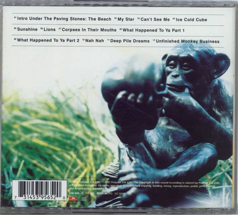 Ian Brown Unfinished Monkey Business Autographed Uk Cd Album