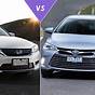 Compare Honda Accord Vs Toyota Camry
