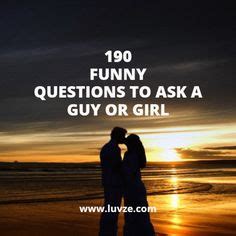 You're also having a lot of fun talking to this guy! 50 Questions To Ask Your Crush To See If They're Right For ...