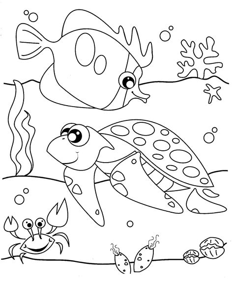 Ide 38 Sketsa Binatang Laut