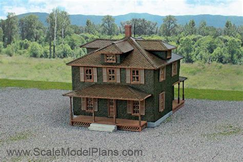 Cardstock Structures For Model Railroads And Dioramas