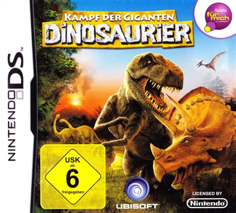 Battle of Giants: Dinosaurs (2008) Nintendo DS box cover art - MobyGames