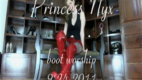 Princess Nyx Sexy Boot Worship Wmv Erin Everheart Clips4sale