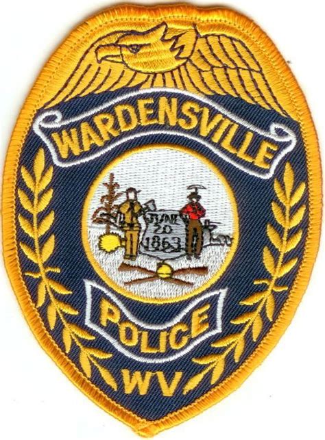 Wardensville Police Wv West Virginia Police Patches Cloth Badges Police
