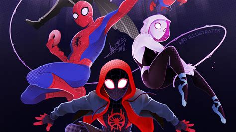 2560x1440 Spiderman Into The Spider Verse New New Poster 1440p