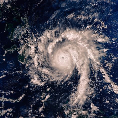 Hurricane Satellite View The Elements Of This Image Furnished By