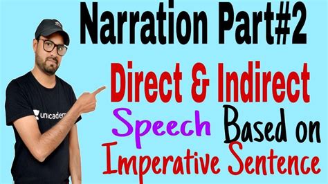 Narration Part Narration In Hindi Direct Indirect Speech Narration Change Rules For Ssc