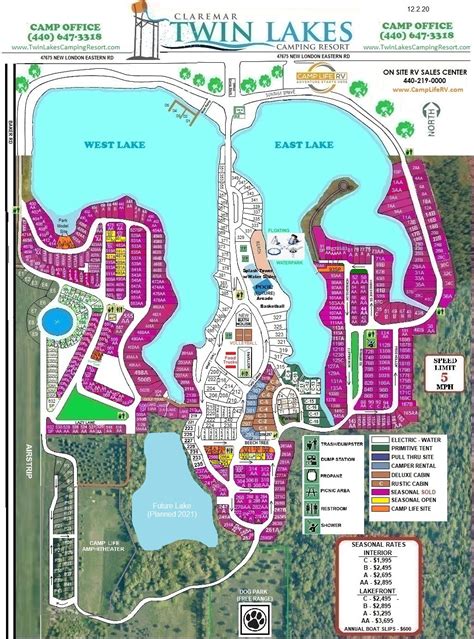Twin Lakes Park Map