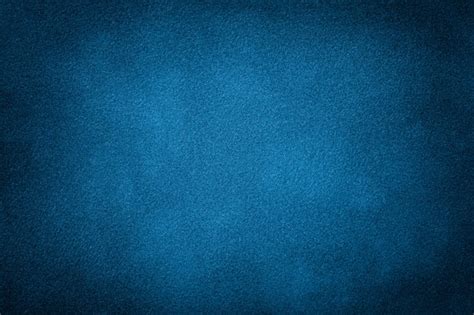 Dark Blue Matte Background Of Suede Fabric Premium Photo