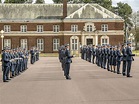 Officers graduate from the Royal Air Force College Cranwell near Grantham