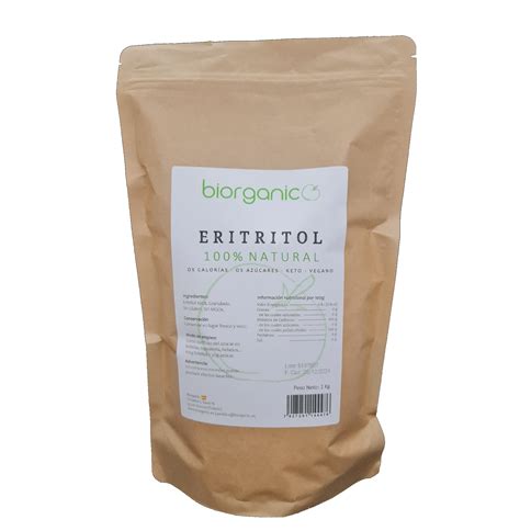 Eritritol 100 Natural 1kg Biorganic Biorganic