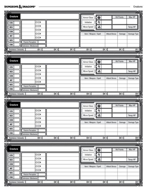 The Best 5e Dungeons And Dragons Character Sheet Technical Rpg