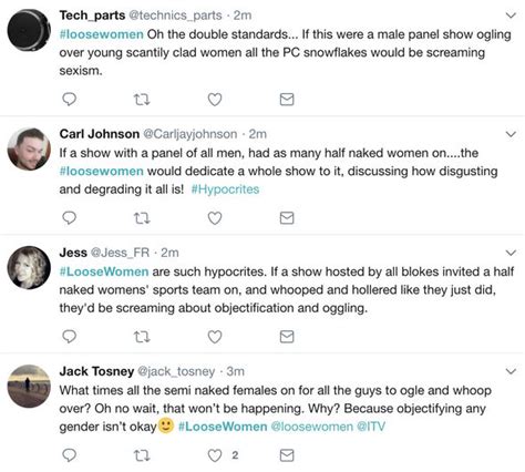 Loose Women Viewers Outraged Over Live Semi Nudity ‘disgusting And