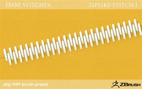 60 IMM stitch brushes - ZBrushCentral