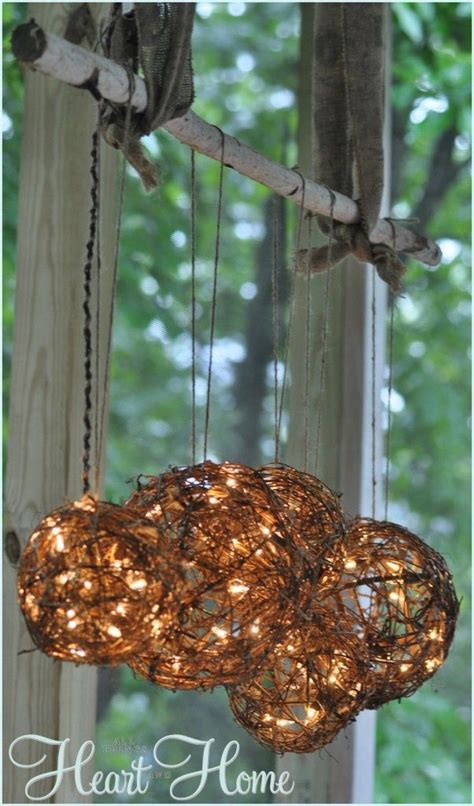 Easy Diy Outdoor Chandelier All Things Heart And Home Outdoor