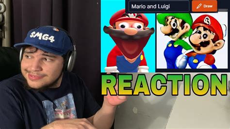 Smg4 Mario Reacts To Ai Generated Images Reaction “oh This This