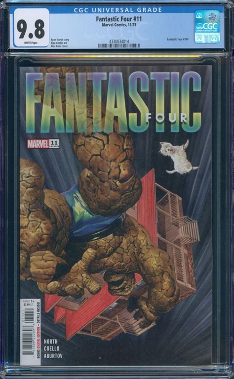 Fantastic Four 11 Cgc 98 Alex Ross Wizard Of Oz Homage Cover A Marvel