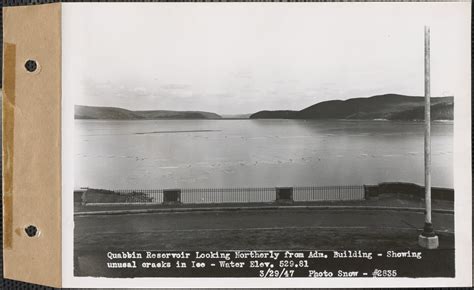Quabbin Reservoir Looking Northerly From Administration Building
