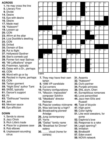 A new puzzle is published every day. The Best printable kid crossword puzzles | Mason Website