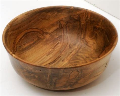 Turned Wood Bowl Spalted Ambrosia Maple Bowl Wood Serving Bowl