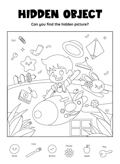 5 Best Hidden Object Games Printable Worksheets Pdf For Free At