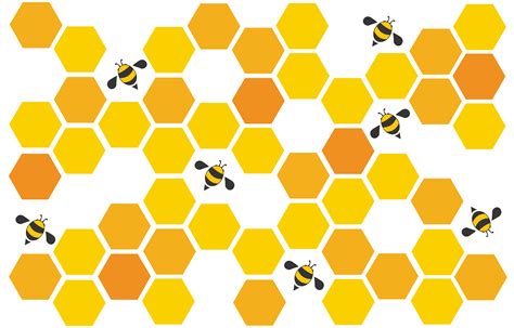 Hexagon Bee Hive Design Art And Space Background 533220 Vector Art At