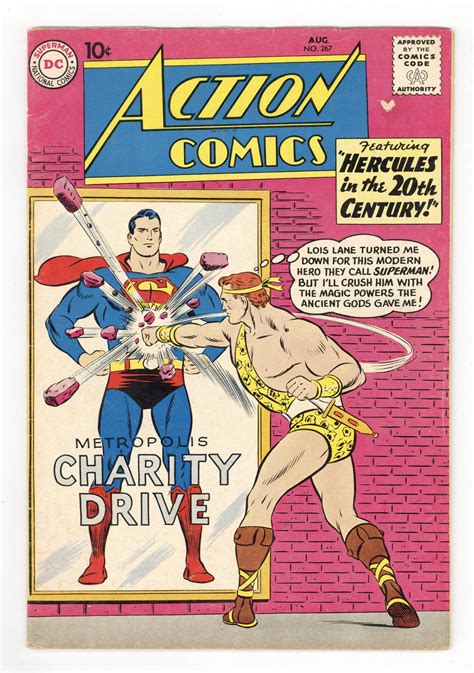 Action Comics 1938 Dc 267 Vg 35