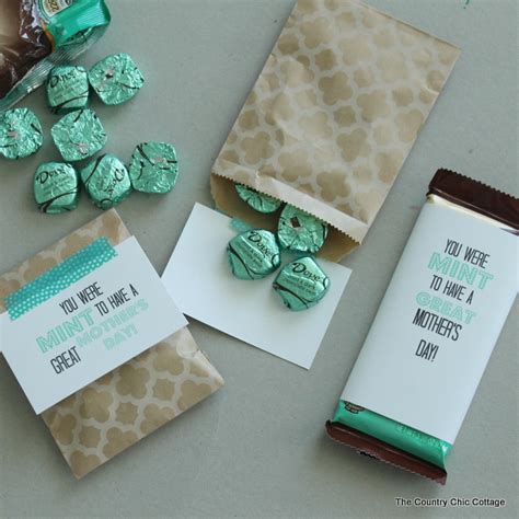 It is an annual event but is held at different dates in the calendar, depending on the country. Mother's Day Gift - MINT Chocolate FREE Printable - The ...