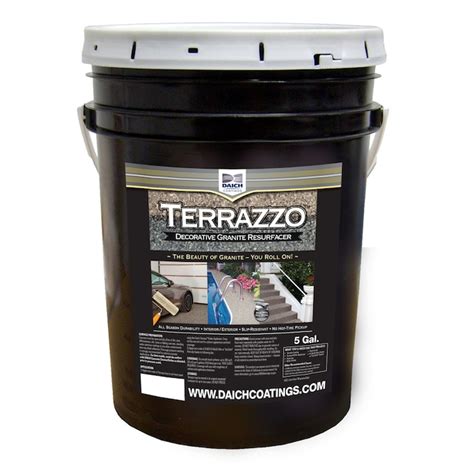 Daich Terrazzo™ Decorative Granite Resurfacer 5 Gal Silverado In